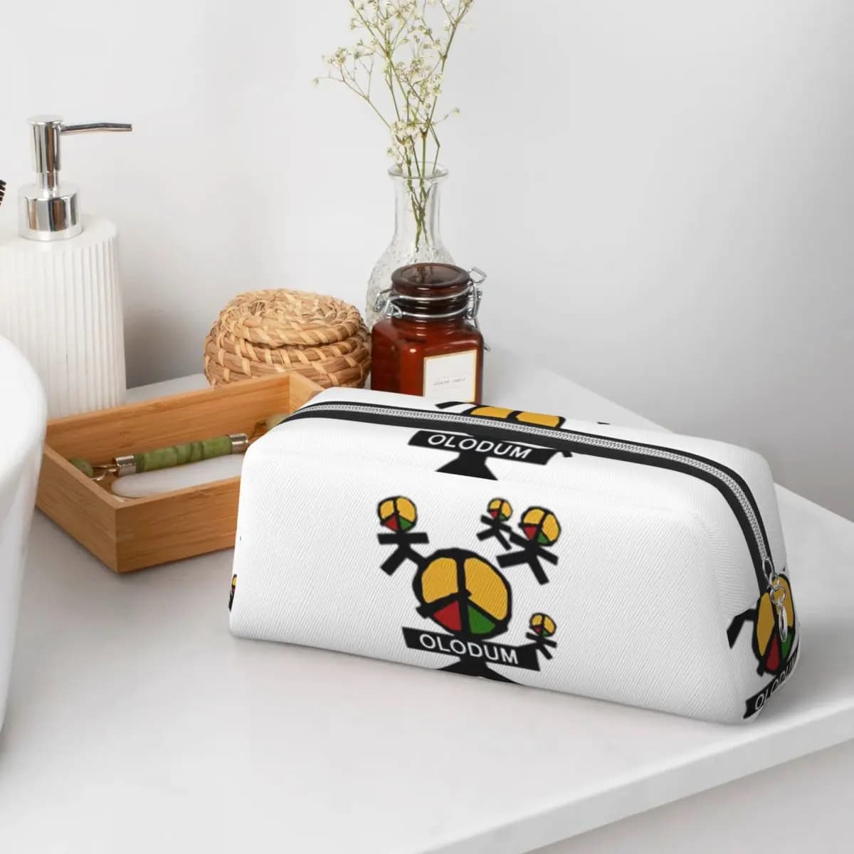 Antiwar Michael Jackson MJ OLODUM Pencil Cases for Student Gifts Pen Box Pencil Bag Pencil Pouch Storage Stationery Supplies