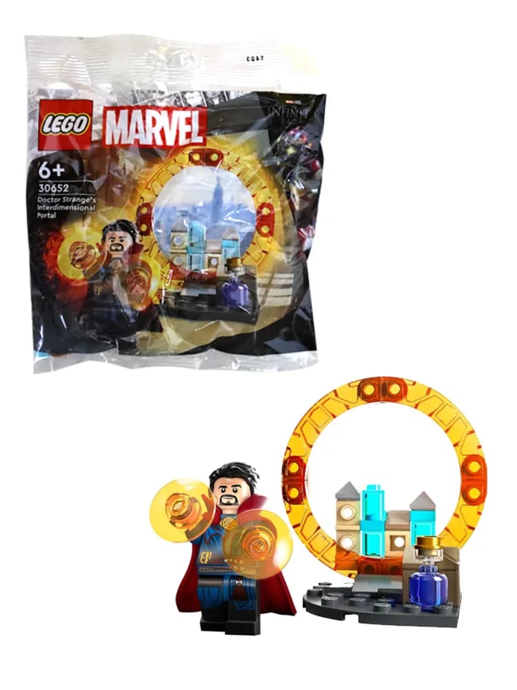 LEGO 30652 Marvel Superhero: il portale interdimensionale di Doctor Strange con corna rosse aggiuntive