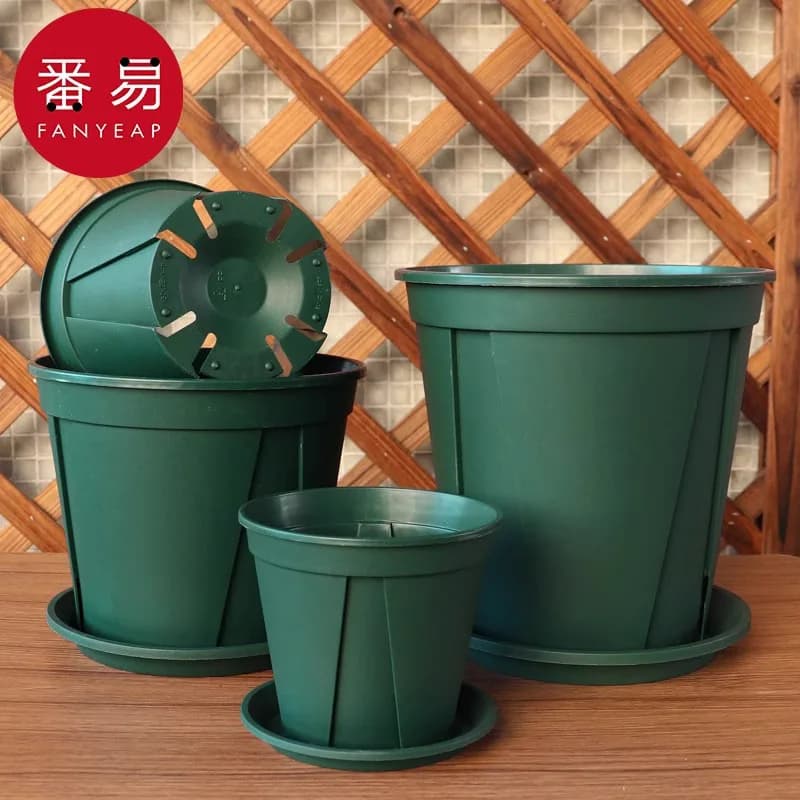 Flower pot/root control/Aoyama A1-horticultural plastic thickened large simple breathable flower green planting