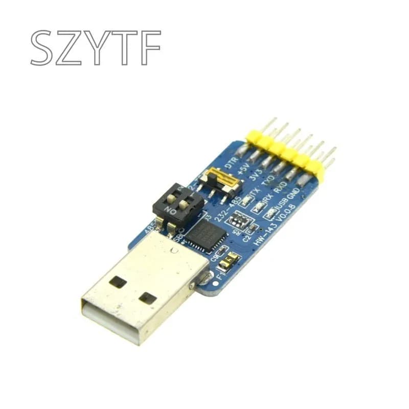CP2102 USB-UART 6-in-1 Multifunctional (USB-TTL/RS485/232, TTL-RS232/485,232 to 485) Serial Adapter for Arduino