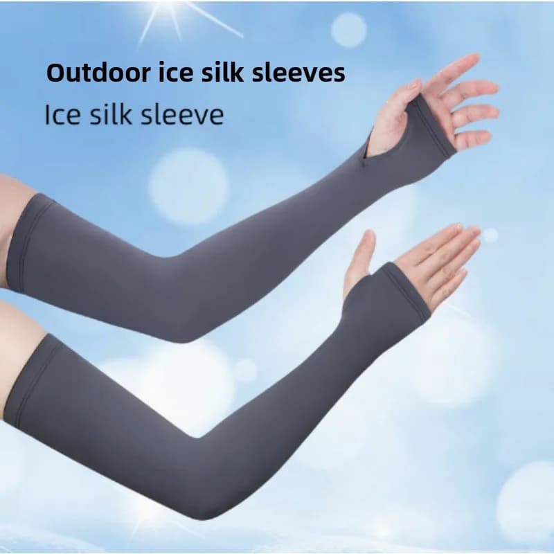 2 Body parts Refrigerant by Cycling, Solar UV Protection Women, Summer Gloves, Integrated Sink Sleeves