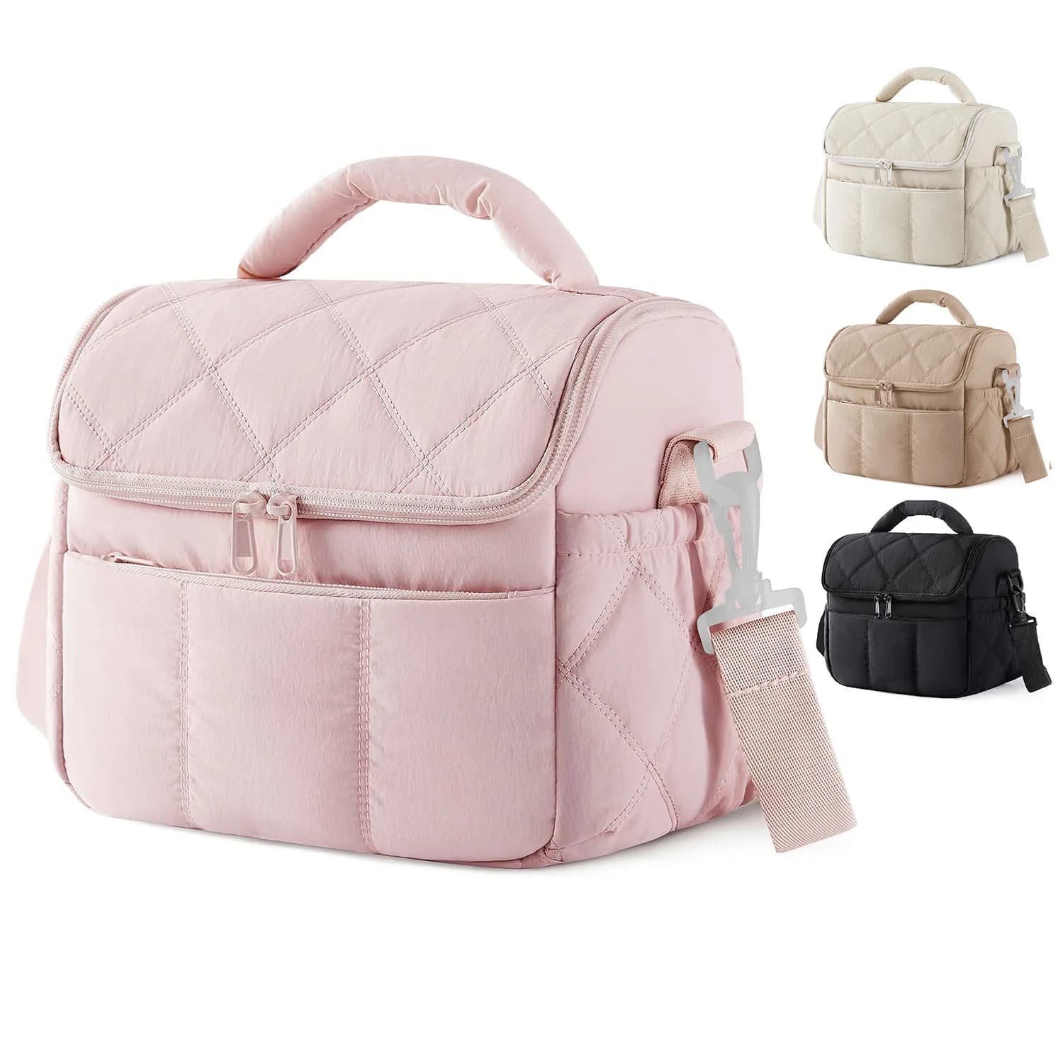 Nuova Borsa Termica Portatile in Nylon, Riutilizzabile, Multifunzionale, Contenitore Pranzo Isolato, Borsa Termica Anti-perdita, Borse Speciali da Donna
