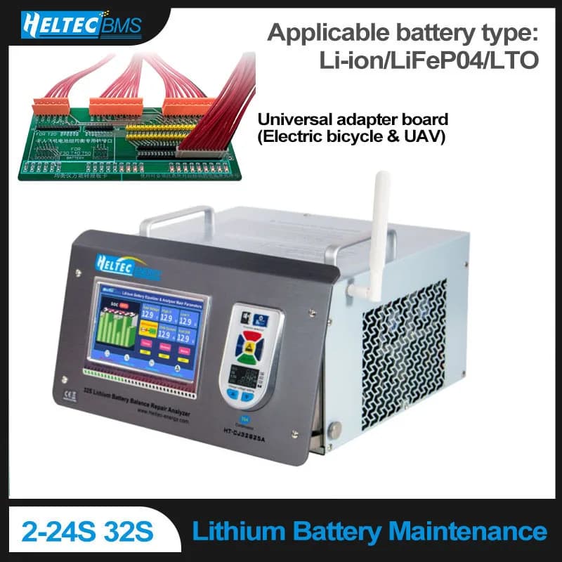 Heltec2s~24s 32S 10A 15A 25A Equalizzatore Carica/Scarica Bilanciatore Automatico Riparazione per Batteria Li-Ion/Lifepo4/Lto