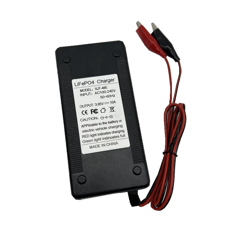 Caricabatterie rapido Lifepo4 3.65V 10A 1S 3.2V 3.3V LFP Accumulo di energia Solare Ferro Fosfato RV Batteria Caricatore intelligente 3.65 Volt