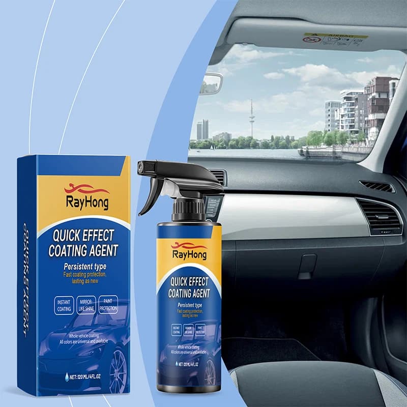 Spray per rivestimento per auto da 120 ml Spray per ceretta per vernice per auto multifunzionale per auto Efficace agente di rivestimento ad effetto rapido Strumenti di riparazione per la cura dell'auto