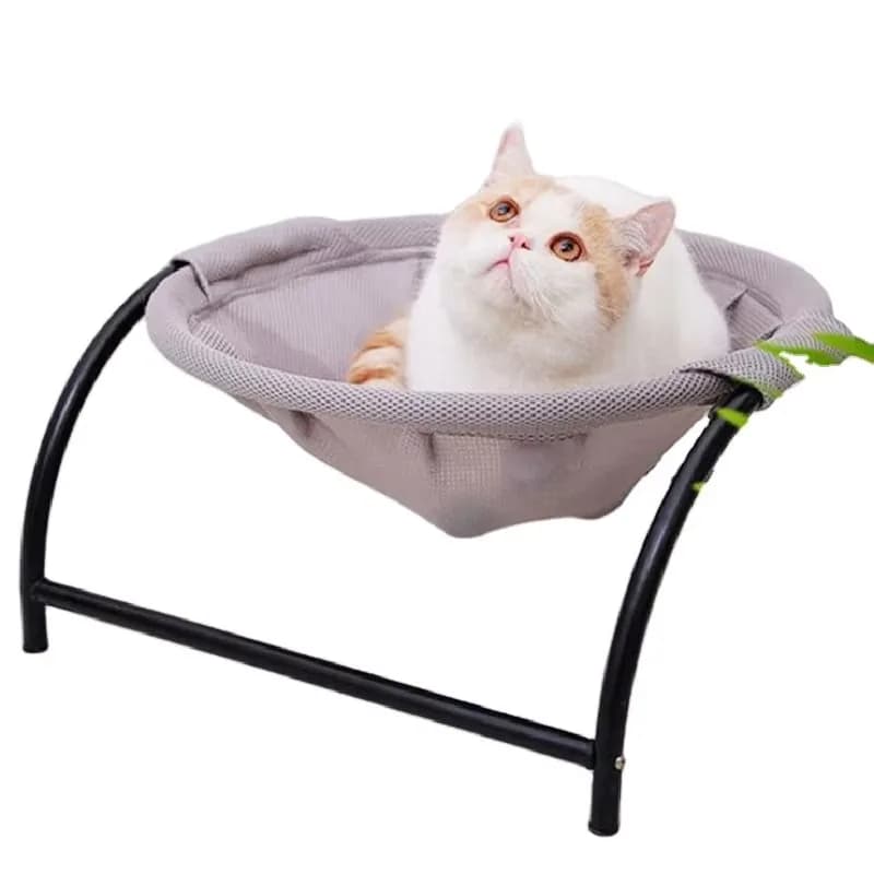 Amaca a Rete Universale per Animali Domestici Quattro Stagioni, Letto Trampolino per Cani e Gatti con Telaio Resistente