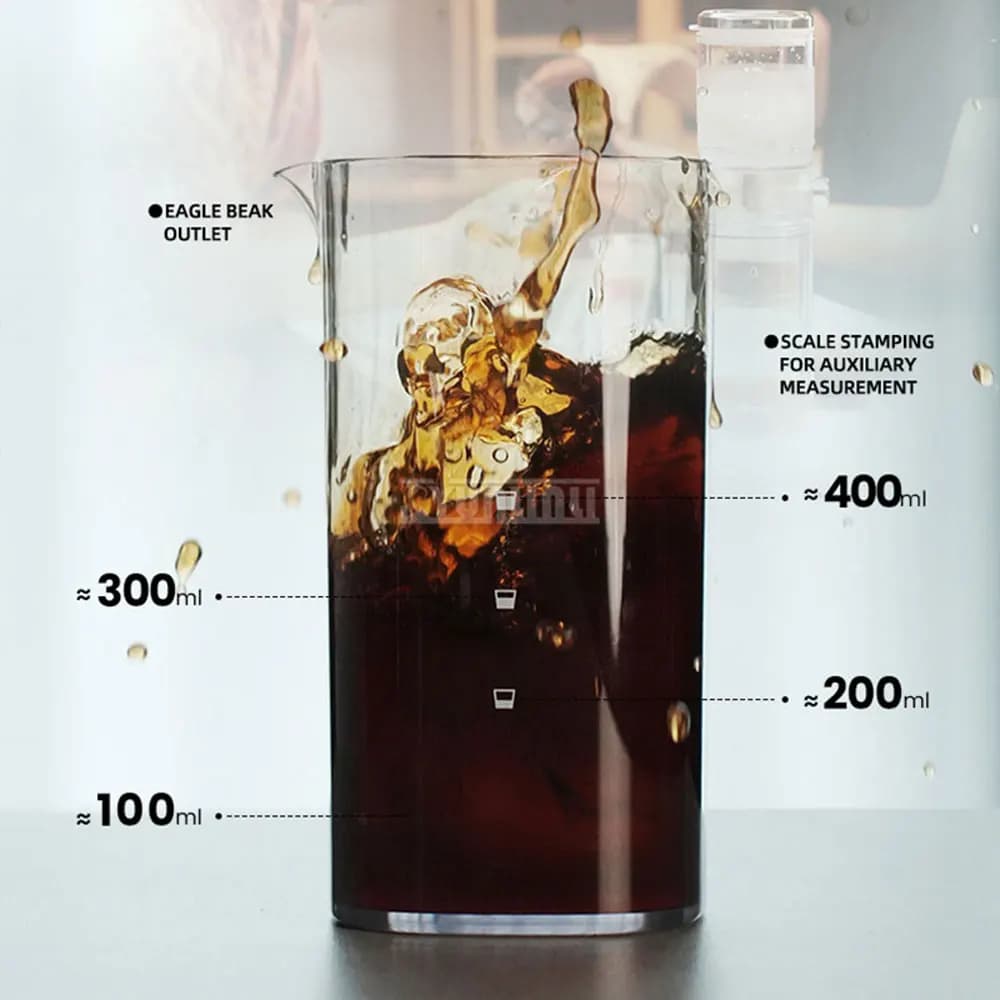 Cold Brew Pitcher SetIce Drip Coffee Maker Drip Coffee Machine Glass Carafe Home Manual Brewer Kit