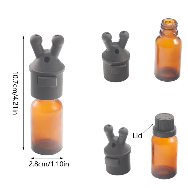 5/15ml A Tenuta Aroma Olio Essenziale Inalatore Bottiglia Mini Dispenser di Profumo Portatile Da Viaggio Olio Essenziale Inalatore Strumento