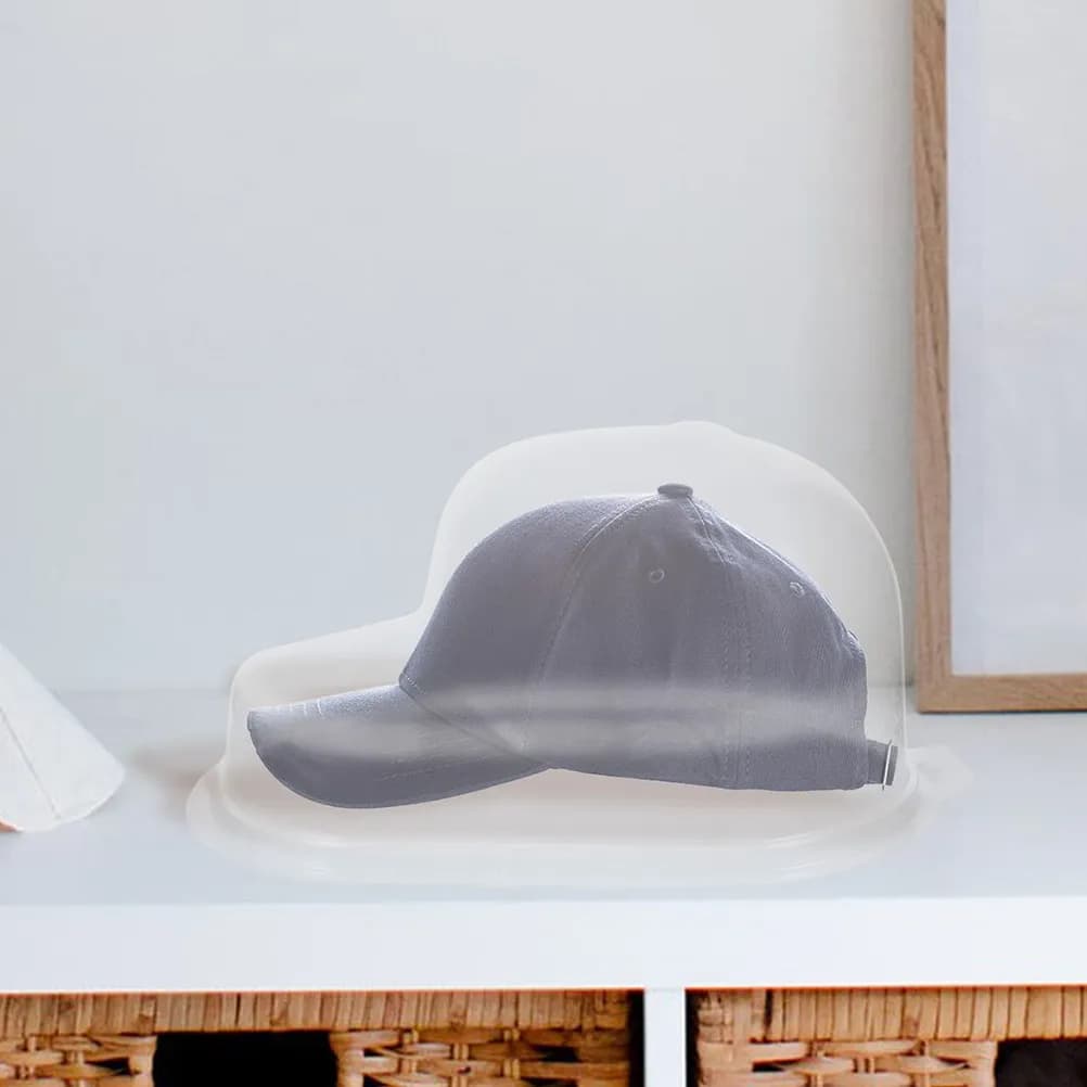 Scatola Portatile per Cappelli da Baseball, Organizzatore da Viaggio, Custodia Trasparente Protettiva per Cappelli con Visiera Curva, Espositore per Cappelli