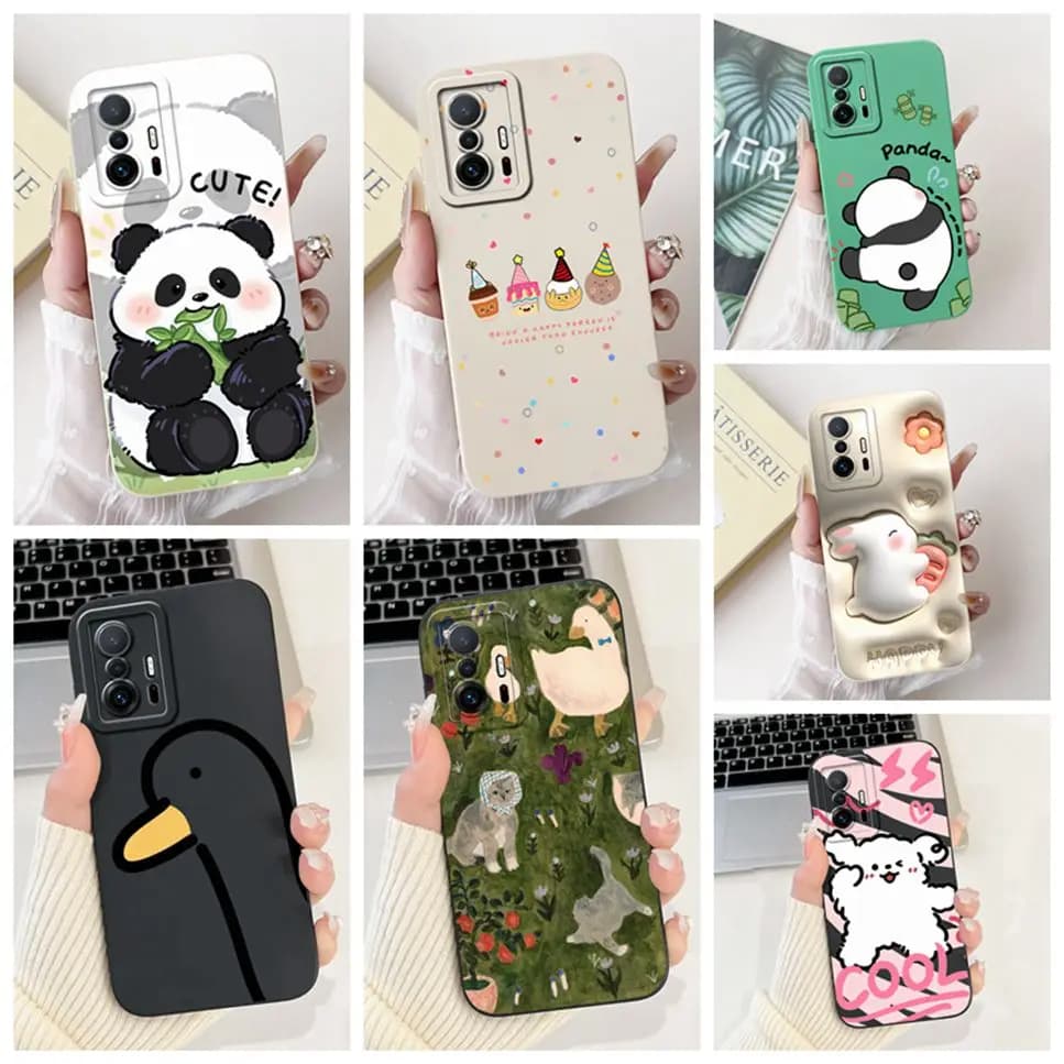 Per Xiaomi Mi 11T 5G 6.67 "Custodia Pop Style Cartoon Stampa Custodia morbida in silicone per Xiaomi Mi 11T MI 11T Pro 5G Custodia antiurto per telefono