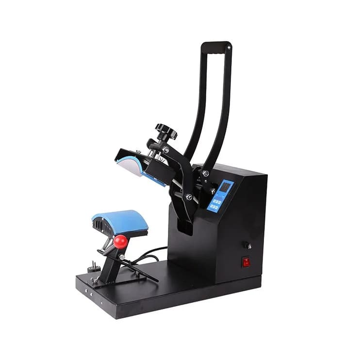 Macchina per Stampa a Caldo Digitale Automatica e Manuale per Cappelli e Berretti 220V e 110V con Funzione di Stampa su Piastra