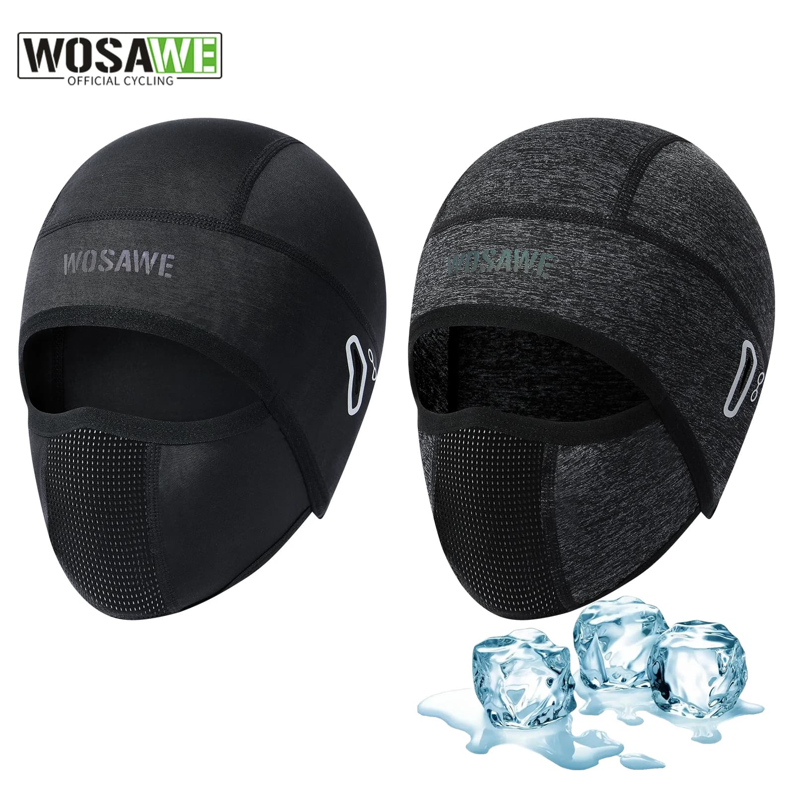 WOSAWE Balaclava Extiva Rinfrescante, Sporty Hat Sun Resistant, Ice Silk Underwater, Cycling, Fishing and Hiking
