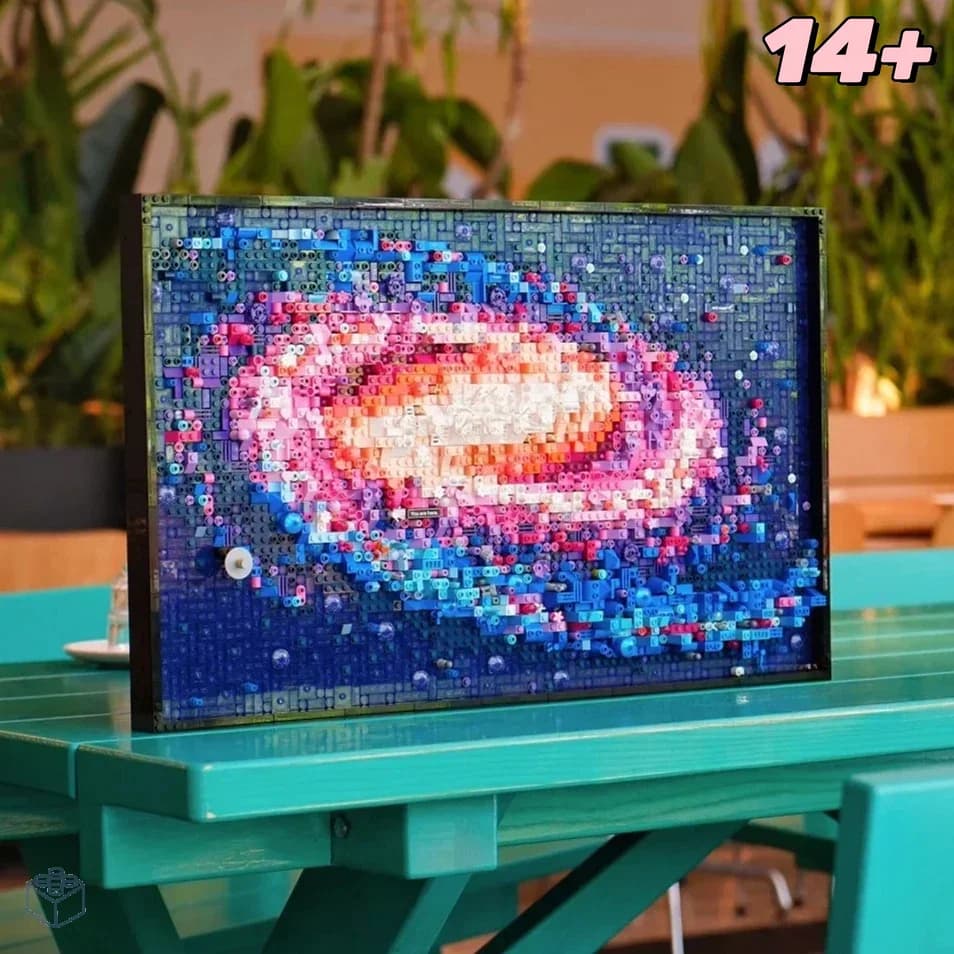 Set di Blocchi da Costruzione 3D della Via Lattea 2026 Compatibili con Particelle Legoed, Adatti per Regali di Natale 31212