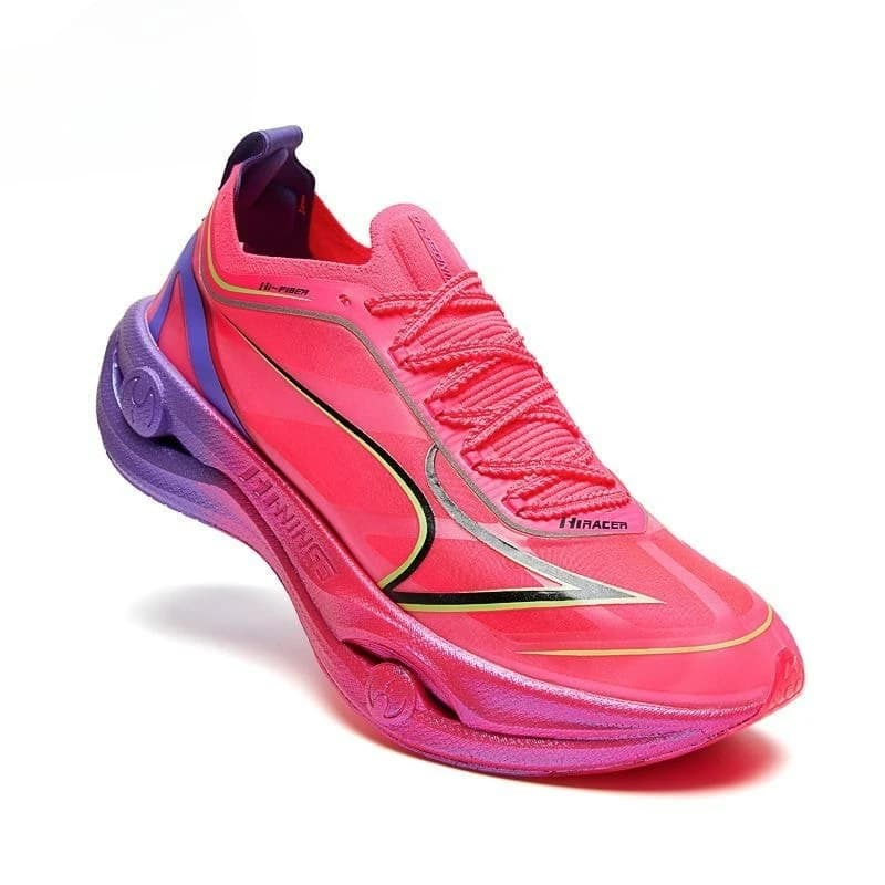 Professional Running Shoes Unisex Carbon Plate Sports Shoes For Unisex Comfortable Training Shoes Couples Thick Soled Gym Shoe