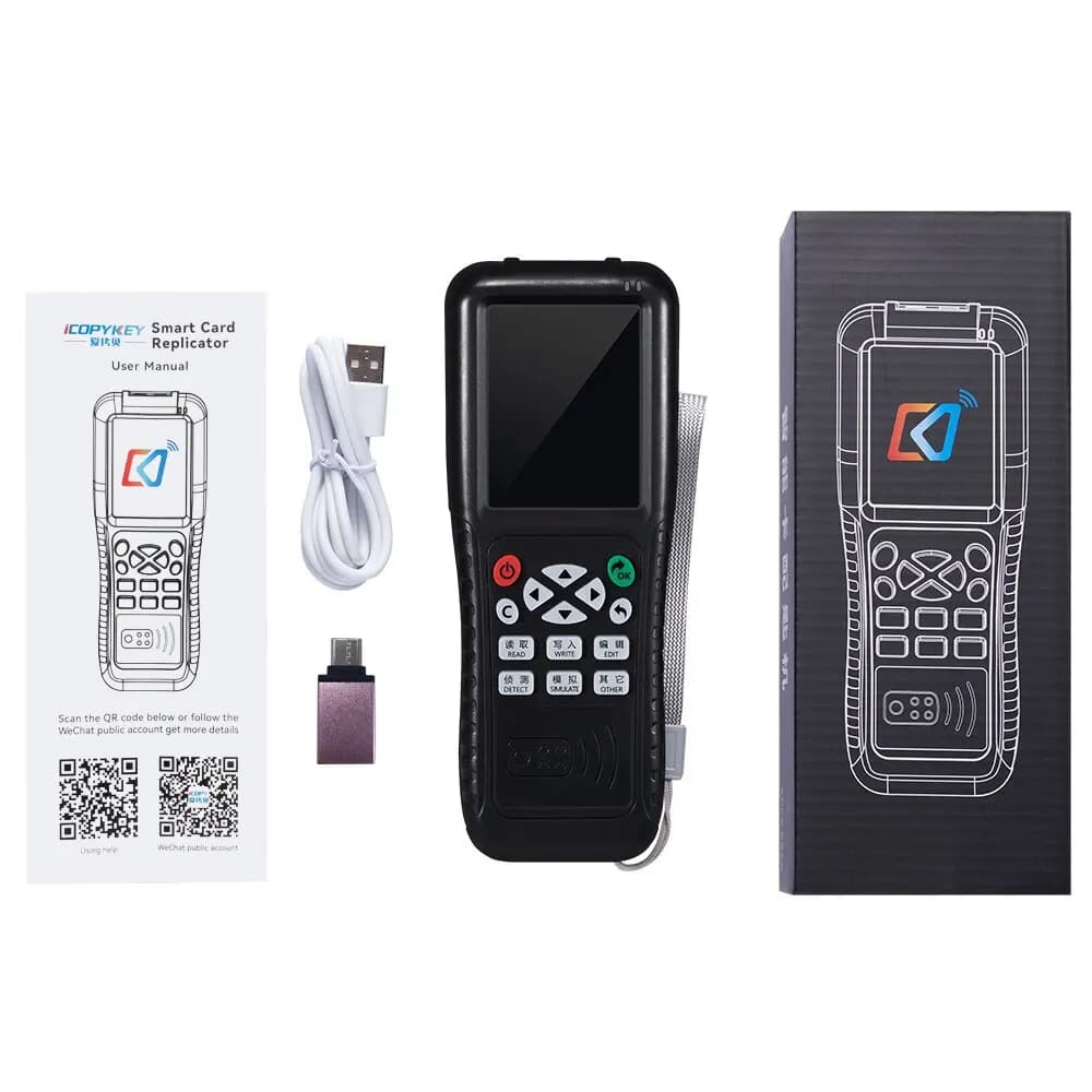 NFC Smart Card Reader Writer 125KHz 13.56MHz RFID Copier X100 USB Access Card Programmer Duplicator for Copying Encrypted Keys