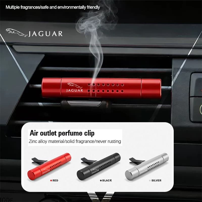 Profumatore per auto da agganciare alla presa d'aria, diffusore solido a lunga durata per Jaguar XE XF XJ F-Type F-Pace XKR XEL XFL XJL XJ6 XJS