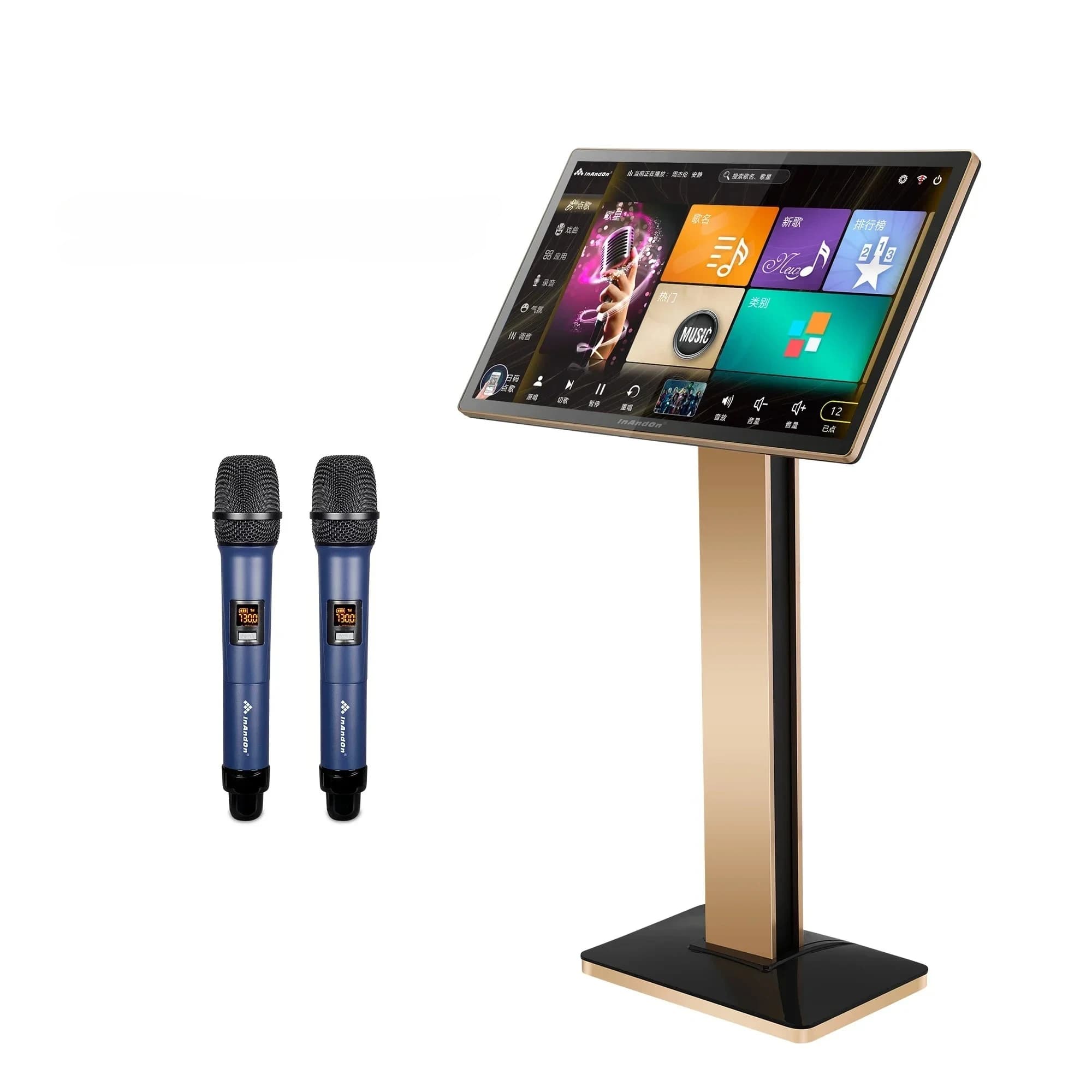 Macchina per karaoke 21.5 4IN1 1T Home Party Set Lettore di selezione di canzoni intelligente