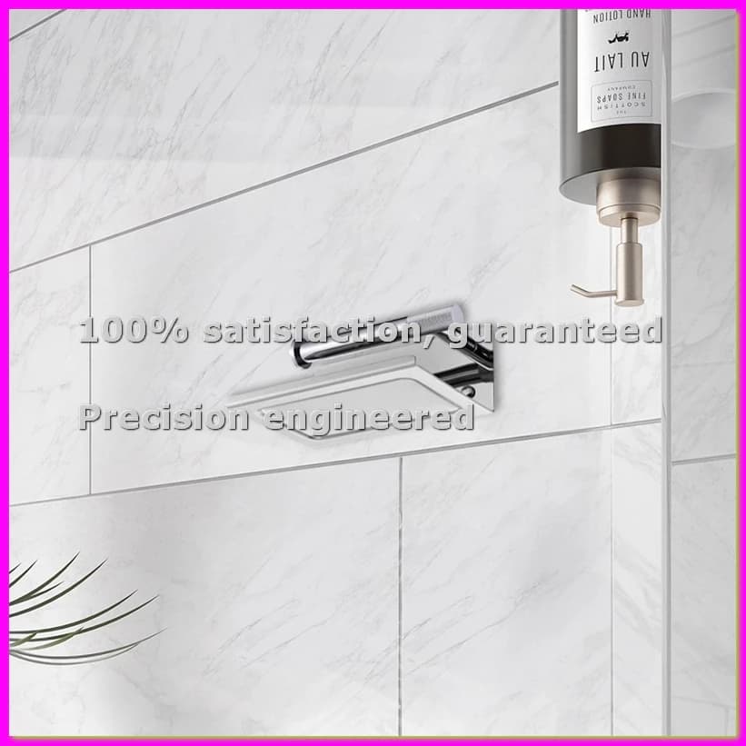 Portarotolo da Parete in Acciaio Inox con Doppio Supporto per Carta Igienica e Porta Cellulare per Uso Domestico - AD23