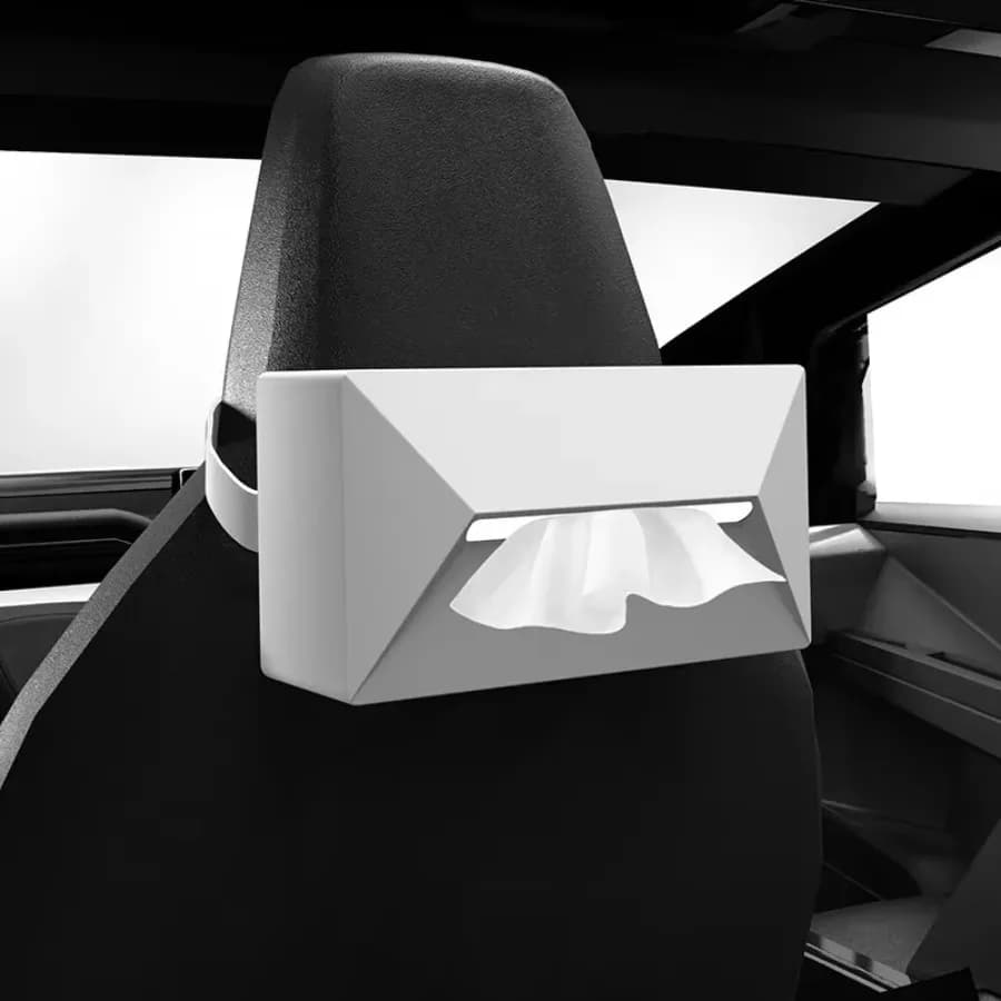 Per Tesla Cybertruck/Y/3/X/S Scatola per fazzoletti in silicone custodia personalizzata antiscivolo nuovi pratici accessori per la modifica degli interni