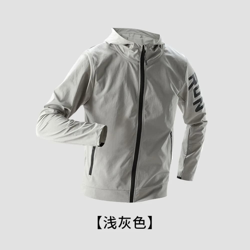 Giacca da Corsa Leggera e Impermeabile per Uomo, Asciugatura Rapida, Antivento, per Sport all'Aperto, Autunno Inverno
