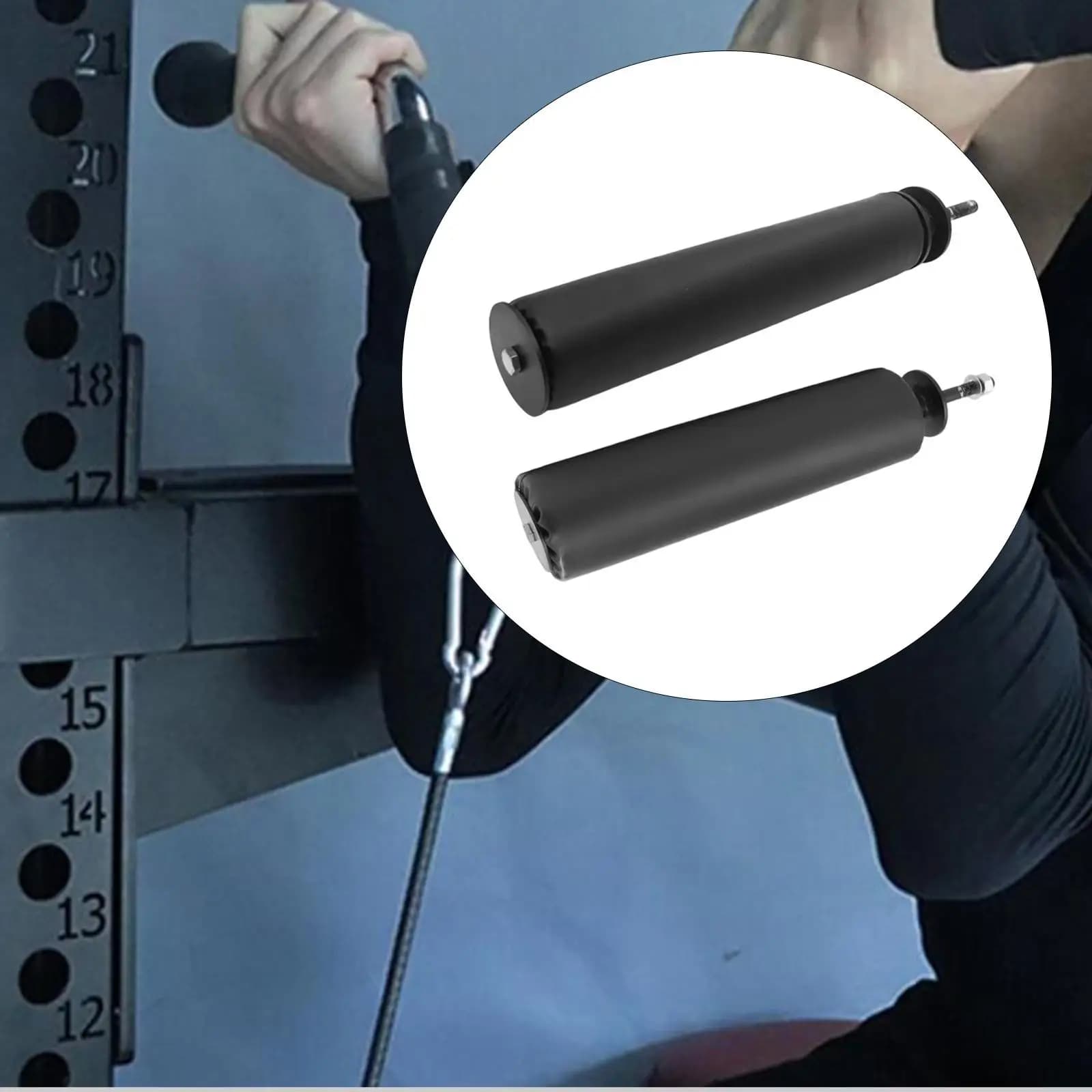 Rullo per squat a gamba singola, schiuma spessa, accessori per palestra, parte di riparazione per attrezzature da allenamento per attacco per rack per squat