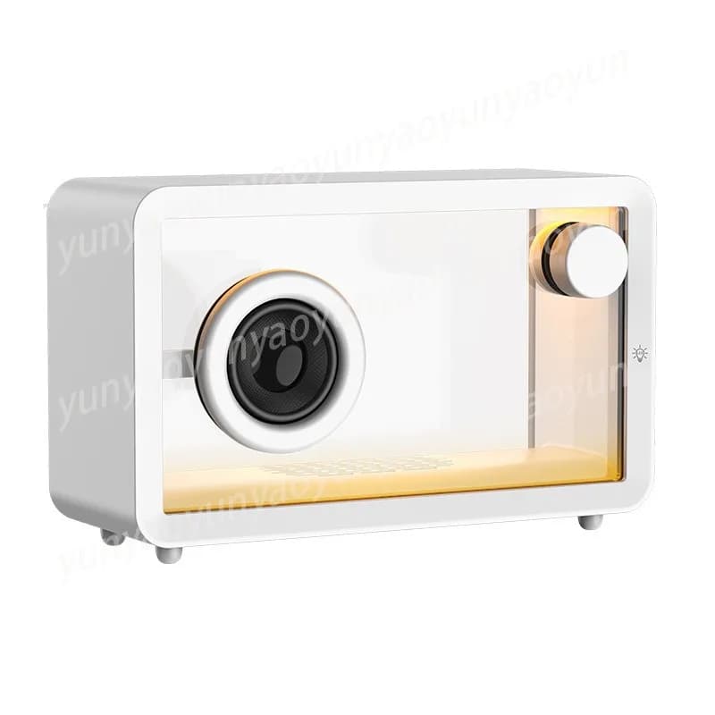 Nuovo Altoparlante Bluetooth Wireless Creativo 2026, RGB Colorato, Trasparente, Semplice, Smontabile per Casa