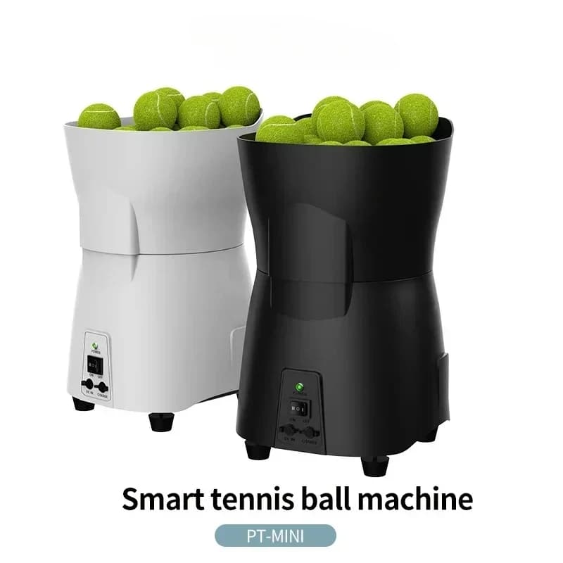 2024 Macchina per palline da tennis di vendita calda per esercitazioni di allenamento con telecomando APP PUSUN PT-MINI