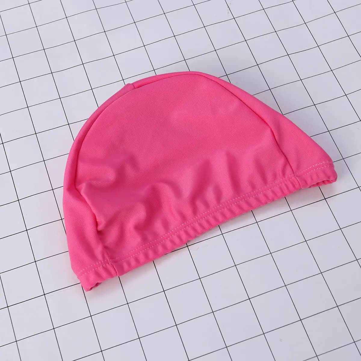 2Pcs Swim Cap Stretchable Polyester Comfortable Fit Swimming Caps for Men Women Long Hair Quick Dry Shower Caps Uv Protection