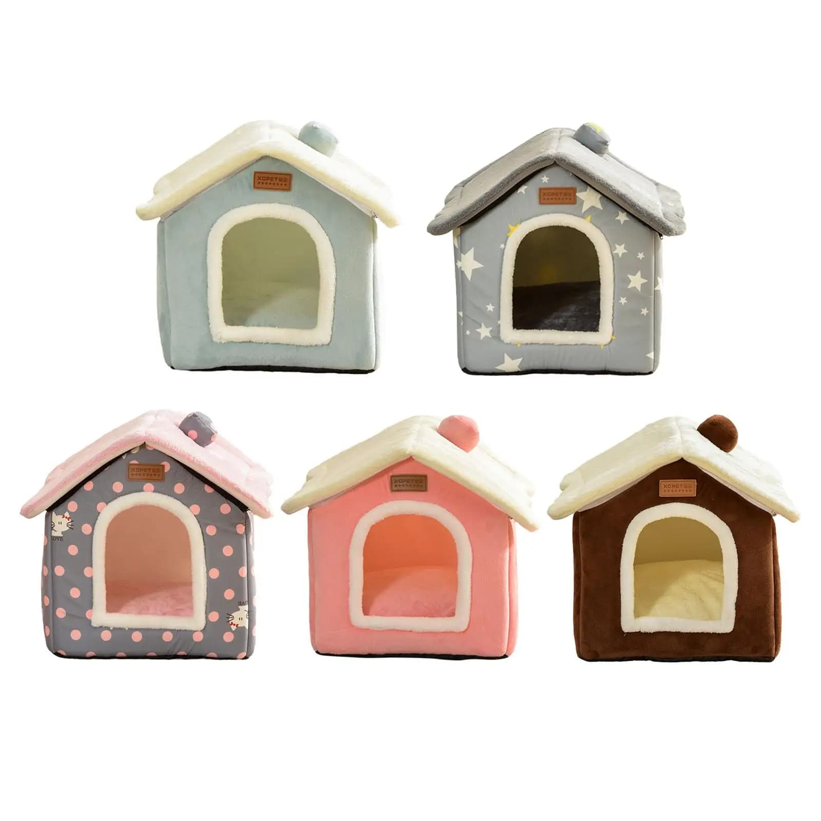 Cuccia per gatti lavabile calmante cuccia per dormire rimovibile Snooze cuccia per gatti cuccia per gatti tenda per gatti grotta per cuccioli di cane gatti gattino