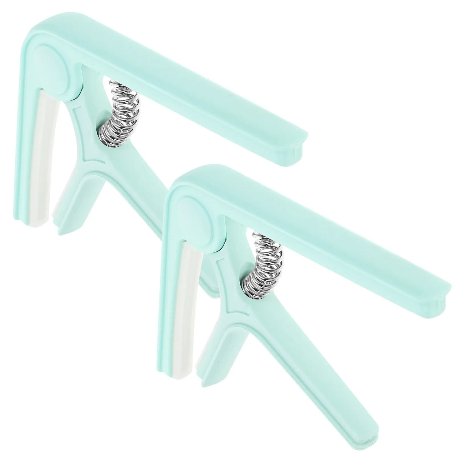 2Pcs Capo for Guitar Acoustic Ukulele Classical Electric Plastic Guitar Capo Easy Clip on Fretboard Stable Grip Festival