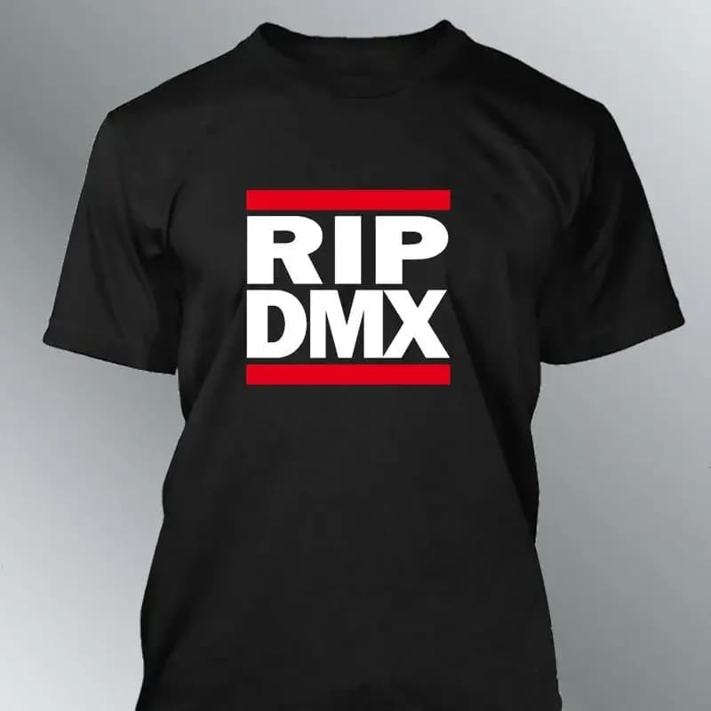 Dark Man X Earl Simmons Maglietta da uomo DMX girocollo Rap Hip Hop Music