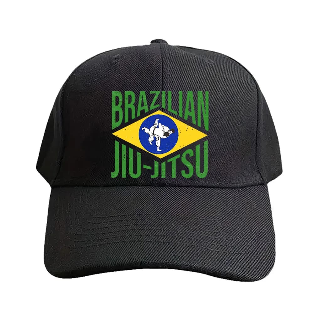 Brazilian Jiu-Jitsu BJJ gift for martial arts lovers Caps Summer Adult Baseball Cap Adjustable with Curved Brim Duckbill Hat