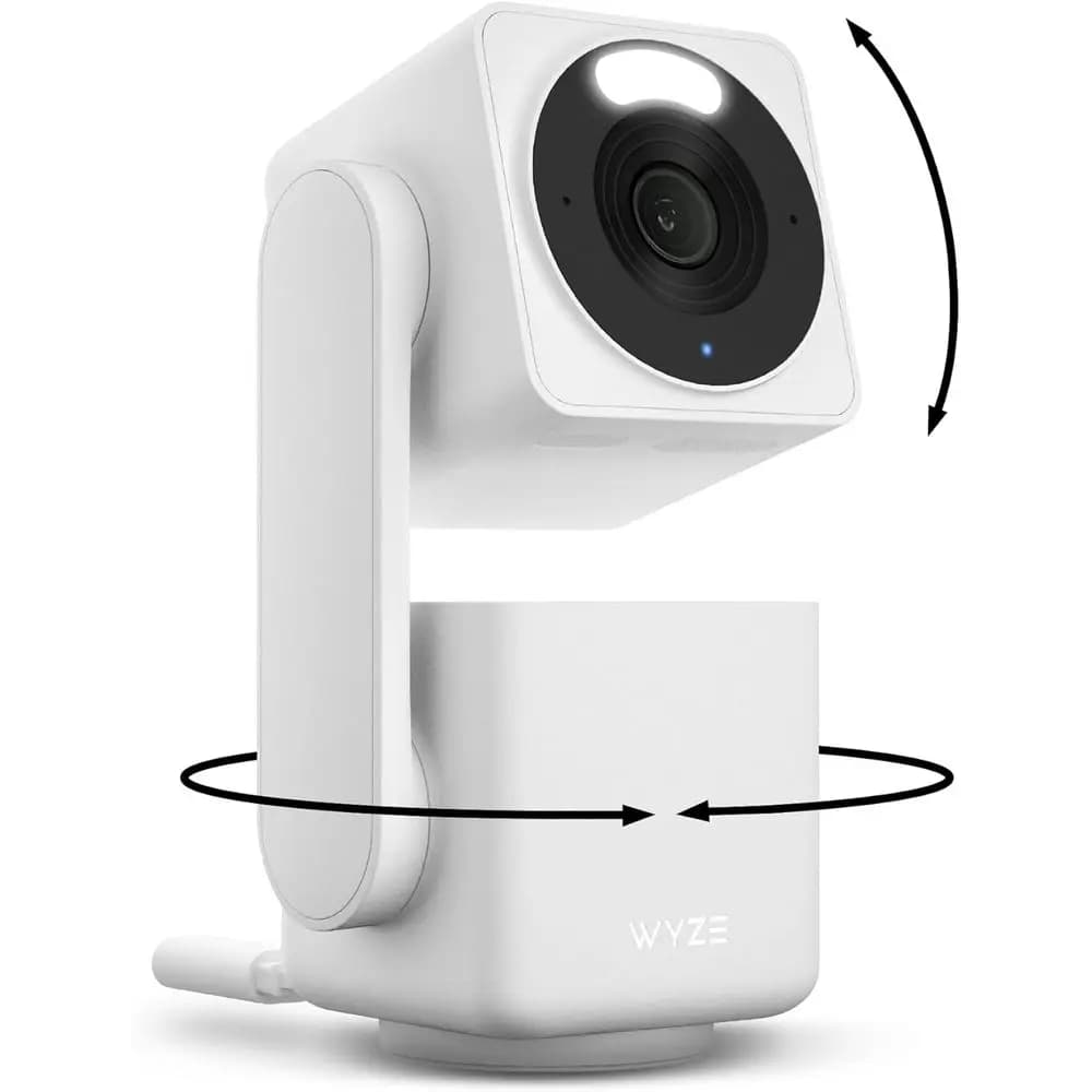 Telecamera di Sicurezza 4K con AI, per Interni/Esterni, Visione Notturna, 360° ° Pan/8x Zoom, Dual-Band, Compatibile con Alexa e Assistant
