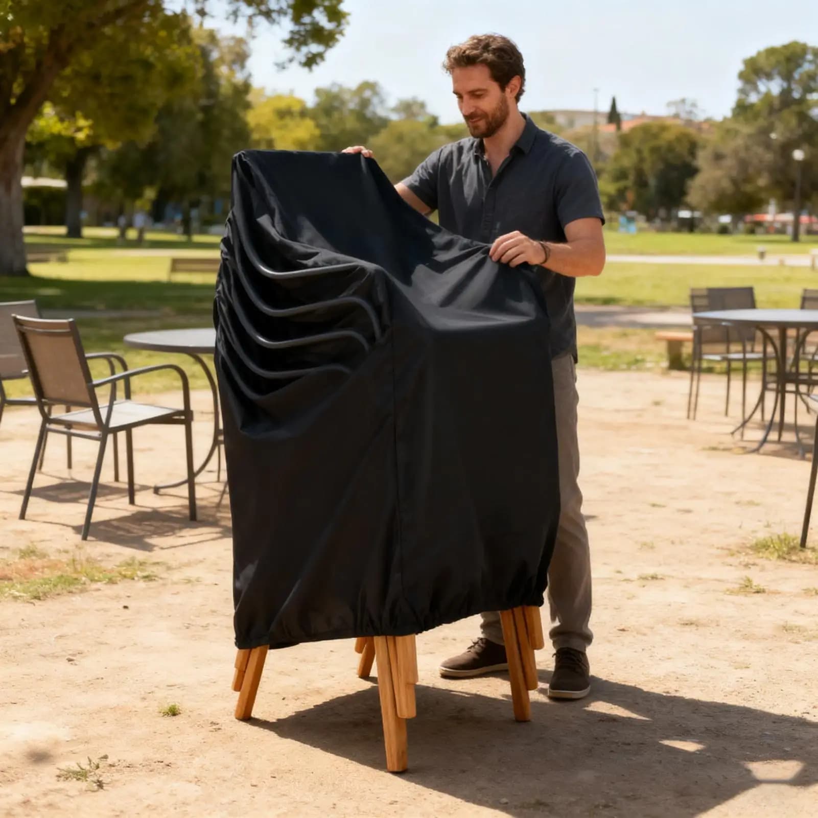 Garden covers porch covers for terrace, durable, waterproof, adjustable, for outdoor furniture