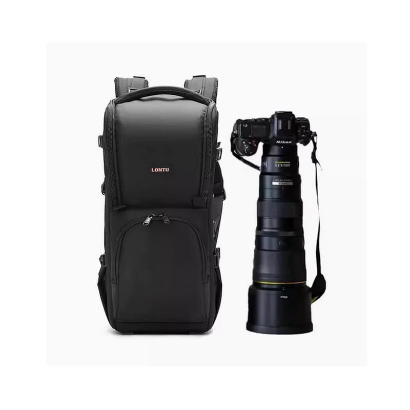 NUOVO GRANDE BORSA PER FOTOCAMERA SACCHETTO PER FUJI CANON NIKON SONY CON LENTE 180-600 200-800MM 1209
