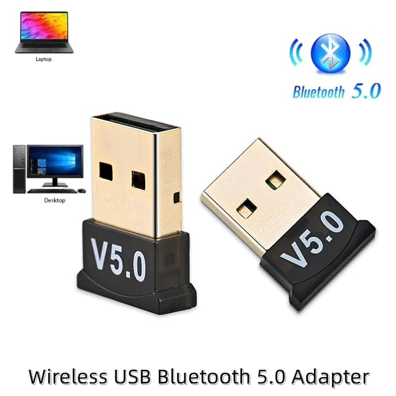 Adattatore Bluetooth wireless USB 2 in 1 Dongle wireless Ricevitore audio musicale Trasmettitore per altoparlante Mouse Altoparlante wireless per laptop