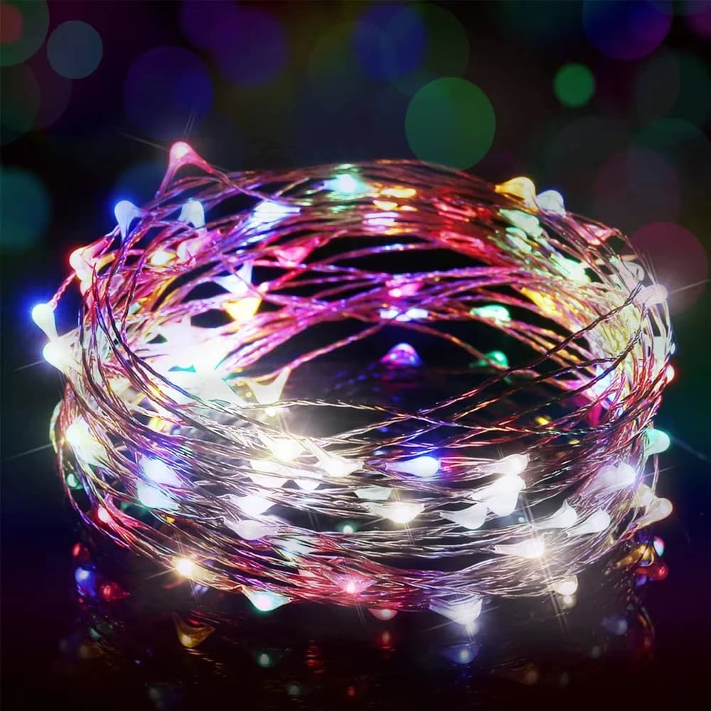 3/20M Led filo d'argento lucine LED luci della stringa ghirlanda impermeabile esterna per la festa di Natale decorazione di nozze fai da te
