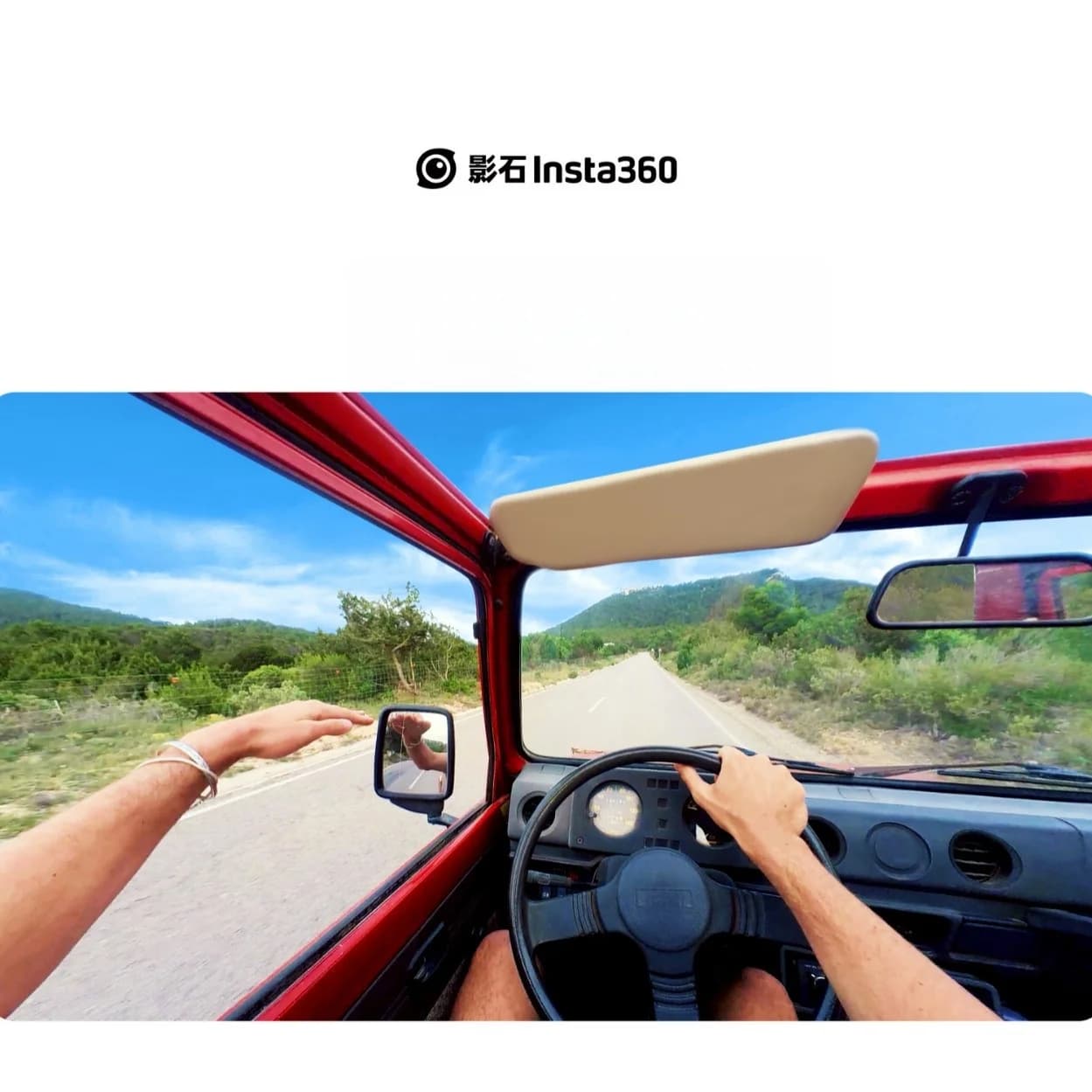 Insta360 for action cam X4/X5/ONE RS/GO 3 GO 3S | Front and rear support | Anti-slip adjustable harness