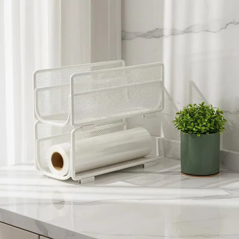 U Shaped Storage Organizer Stackable Hair Tool Rack for Curling Iron Straightener Bathroom Vanity Countertop Use