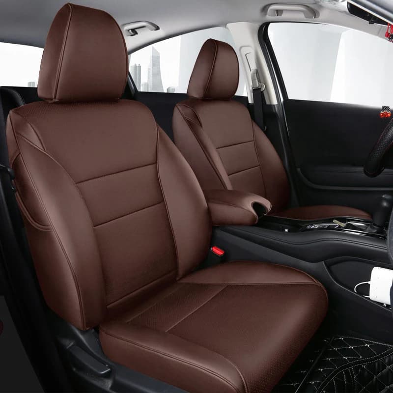 New Car Seat Cover for Honda Vezel HRV XRV 2014 2015 2016 2017 2018 2019 2020 2021 2022 Full Surround Leather Seat Cover