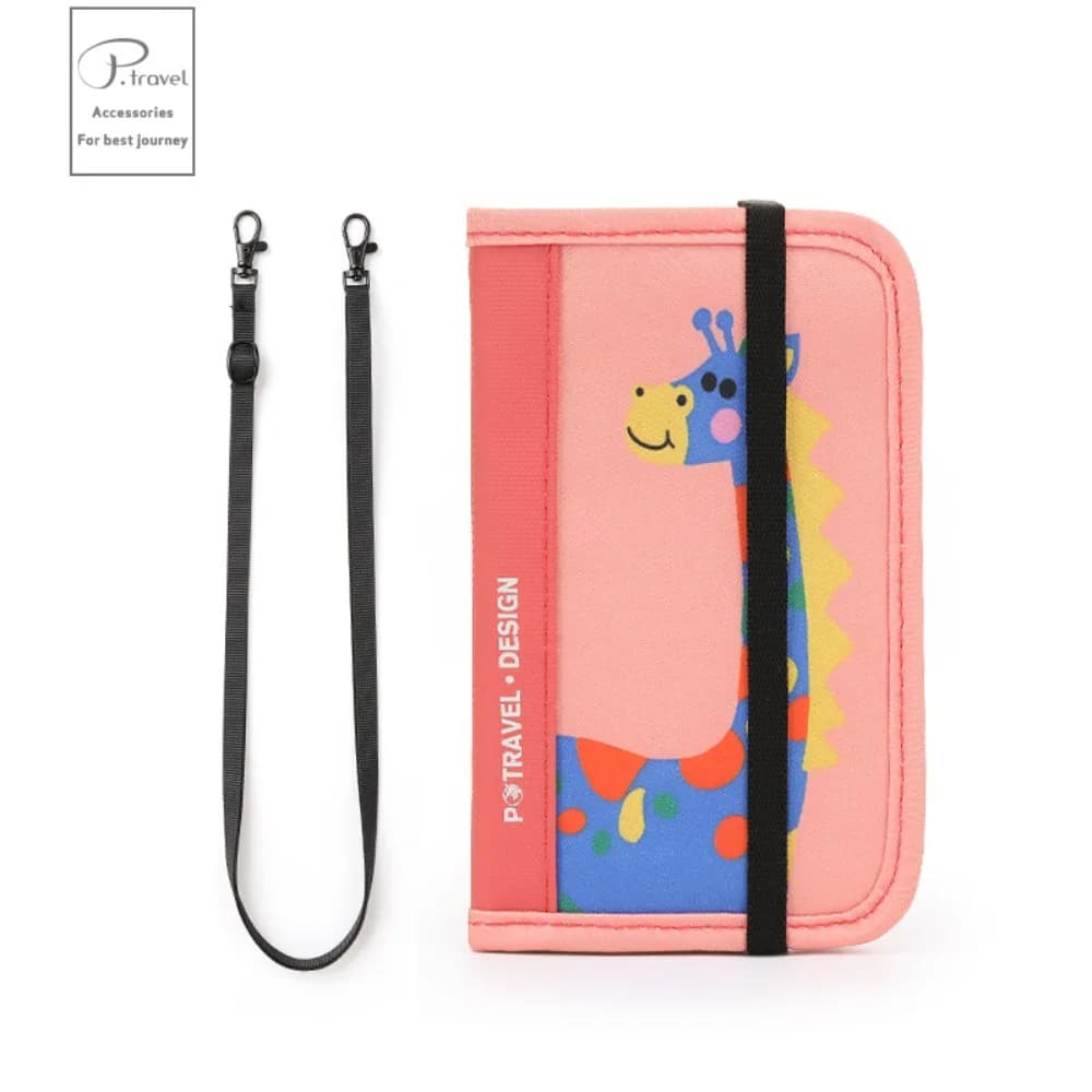 Portacarte in nylon, borsa a tracolla per passaporto, portafoglio da viaggio, custodia per passaporto, clip per passaporto, per check-in aereo