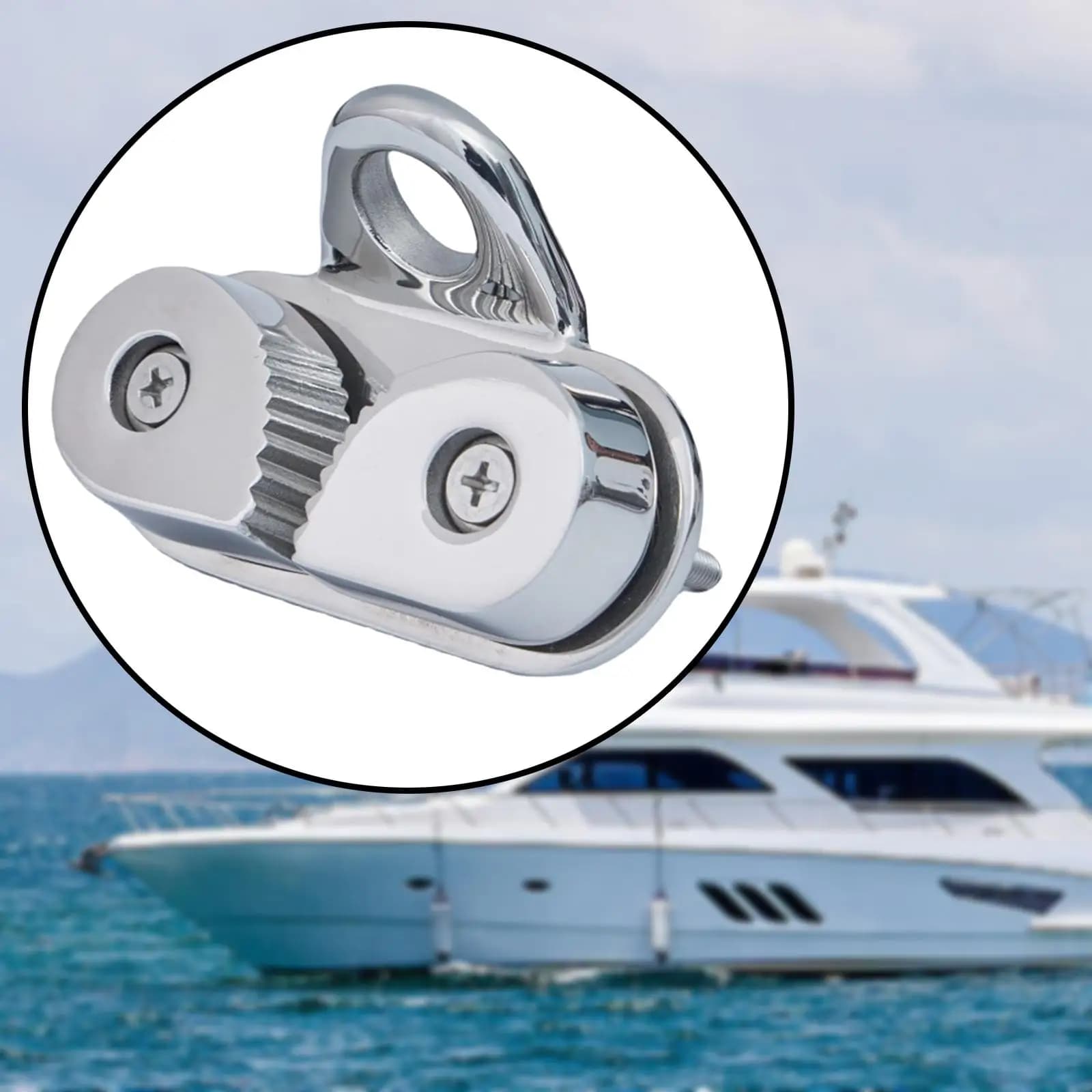 Morsetto per fune da colata in acciaio inossidabile 316, morsetto per filo, morsetto per fune, accessori hardware per barche a vela marine, morsetto per pilates