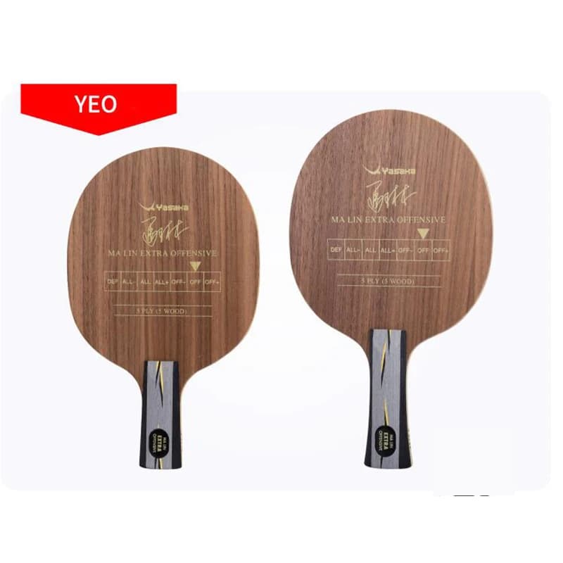 Yasaka YEO Malin Extra, Pure Wood Ping Pong Rack for Table Sport