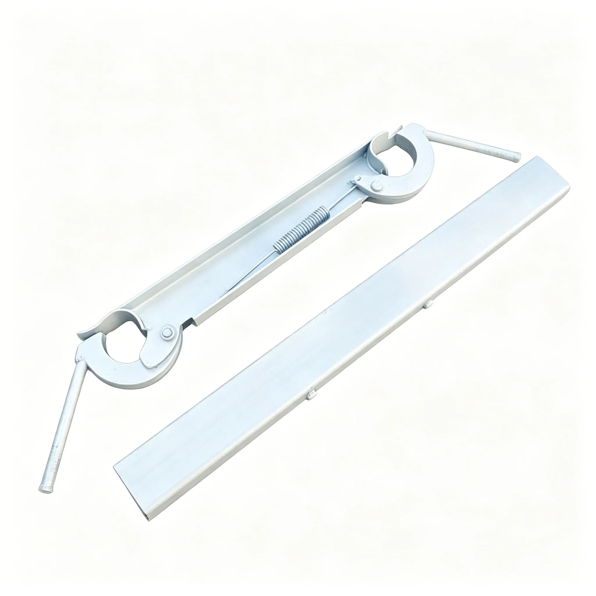 Replacement Hand Crank & Locking Mechanism, Telescopic Lifting Fixing Rod for Concrete Mixer Truck Discharge Hopper