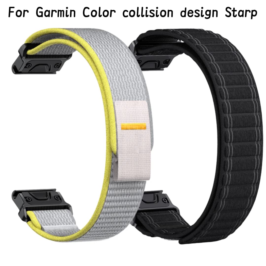 Cinturino ultraleggero in nylon di nuovo design QuickFit 22 26mm, adatto per cinturino Tactix Garmin Fenix E 8 7X 7 6 6X/Epix Pro Gen 2 51/47mm