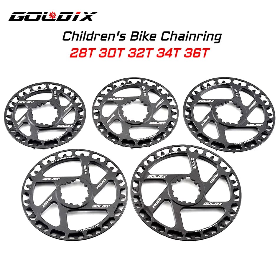 GOLDIX Corona per bicicletta per bambini Pignone pieghevole per bambini PER ruota dentata 28/30/32/34/36T