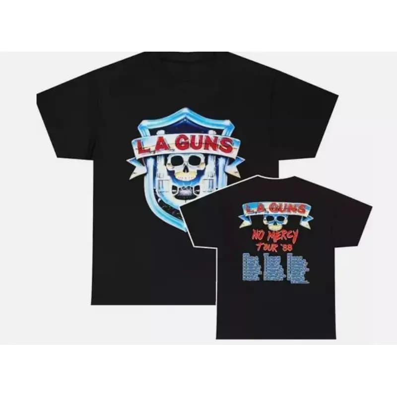 LA Guns 1988 No Mercy Tour T Shirt
