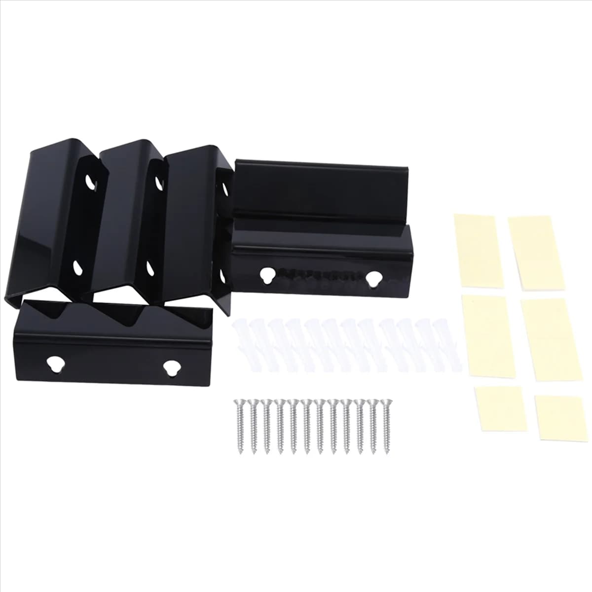 Pack of 6 wall brackets for shelf for hot sale black vinyl discs, vinyl wall holder, acrylic disc holder display