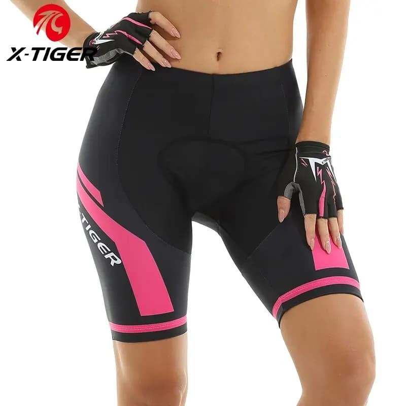X-TIGER 3D Women's Cycling Shorts Shock-resistant padded gel MTB Mountain bike shorts Road racing bike shorts Summer clothing