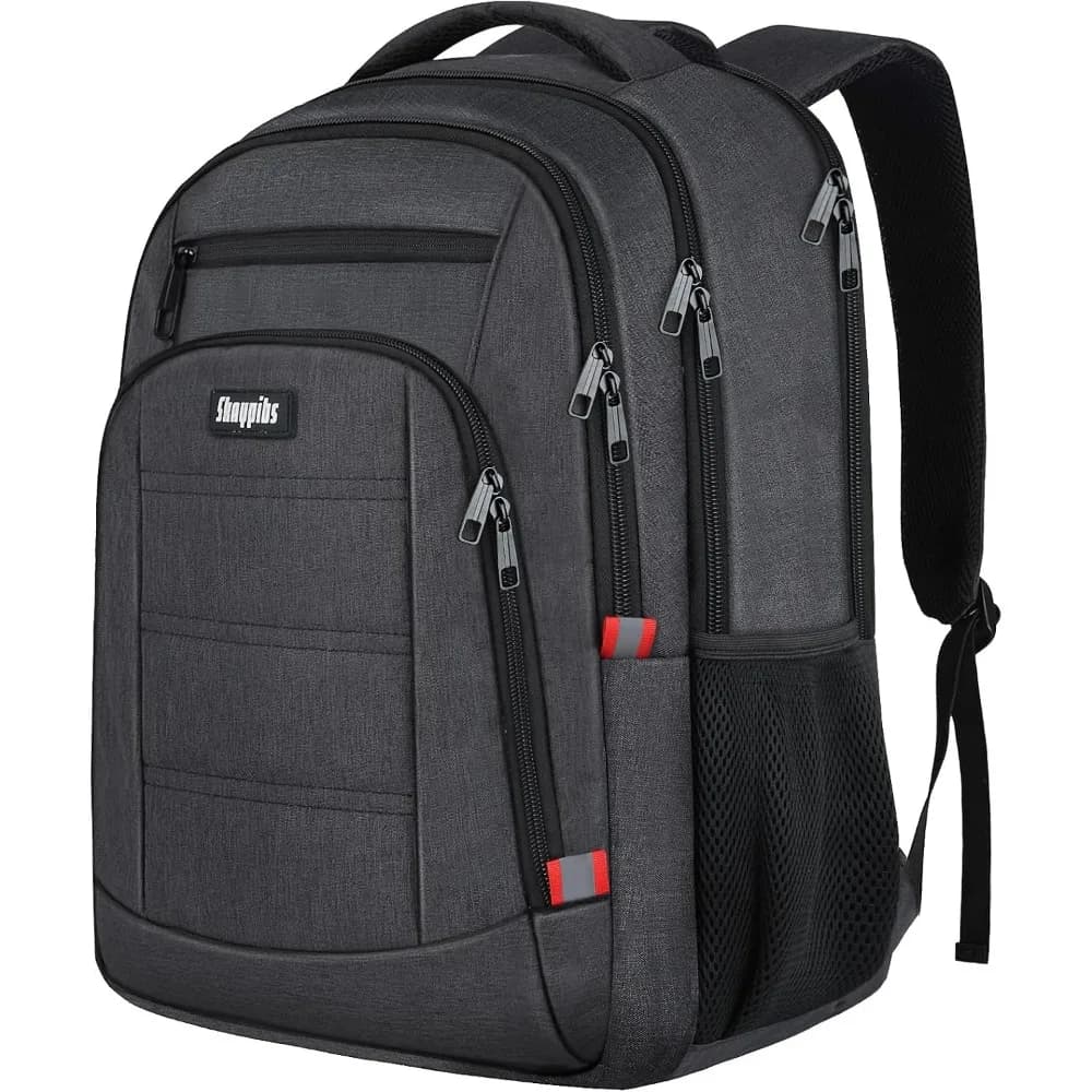 Men's School Backpack for Teens and Travel, Laptop Friendly with Reinforced Straps, Water Resistant, Fits 15.6 Inch Laptop